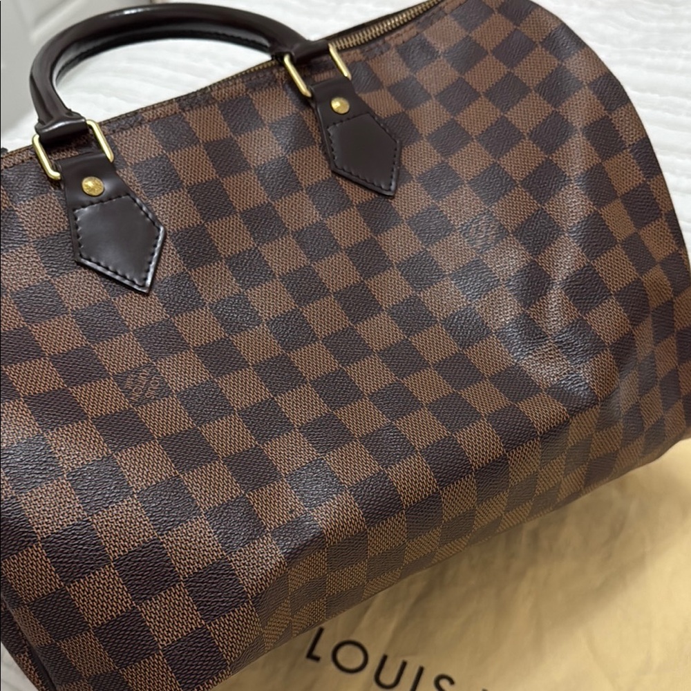 Louis Vuitton Dark Brown Checkered Duffel Bag - Picture 12 of 16